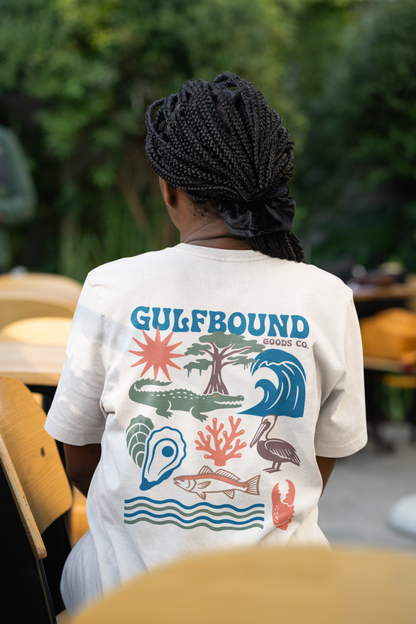 Coastal Collage Tee - Earth Day Release