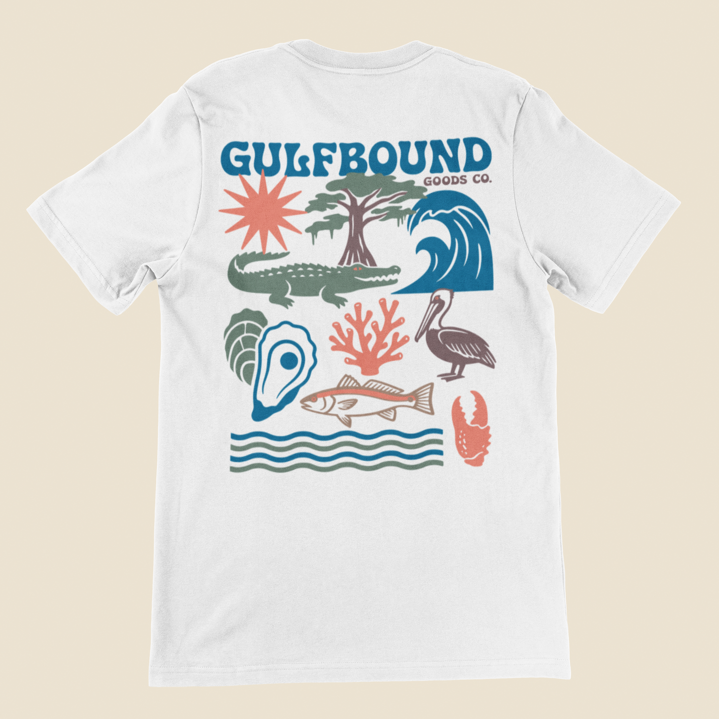 Coastal Collage Tee - Earth Day Release